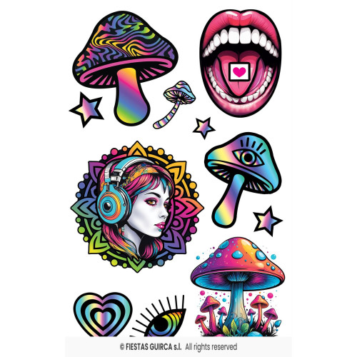 TATOUAGES PSYCHEDELIQUES