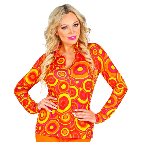 CHEMISE FEMME ANNEES 70 L/XL