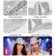 CHAPEAU COWBOY PAILLETTES ARGENT