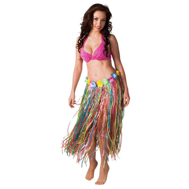 JUPE HAWAIIENNE MULTICOLORE