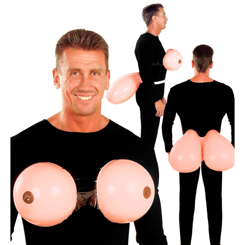 COUSSIN GONFLABLE SEINS+FESSES
