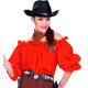 BLOUSE ROUGE FEMME M