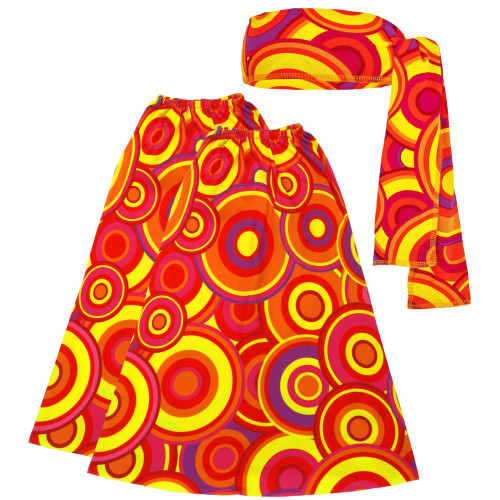SET ANNEES 70 BANDEAU &amp; JAMBIERE