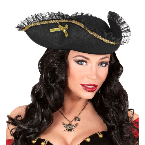 TRICORNE DENTELLE OR