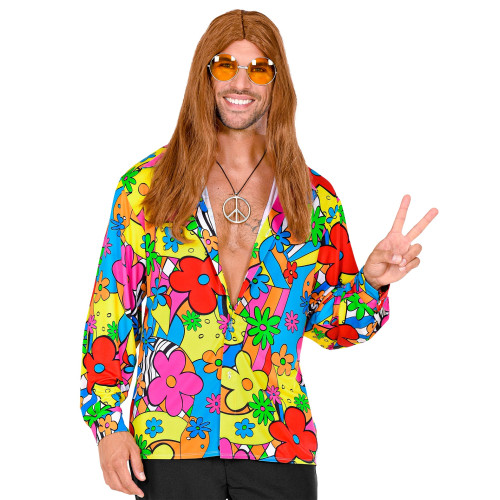 CHEMISE A FLEURS XL