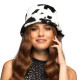 CHAPEAU VACHE PELUCHE