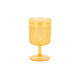 VERRE A PIED ORANGE 270ML