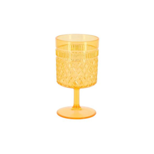 VERRE A PIED ORANGE 270ML