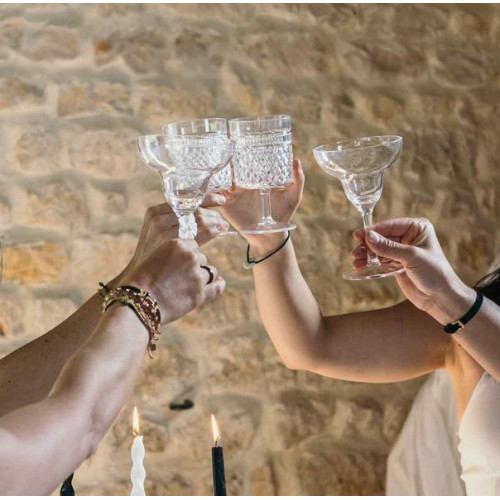 VERRE A PIED TRANSPARENT 270ML