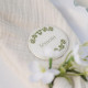 2 BADGES "TÉMOIN" BOTANICA VERT