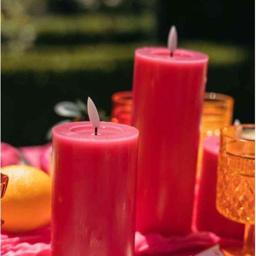 BOUGIE LED CYLIND. FRAMBOISE