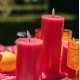 BOUGIE LED CYLIND. FRAMBOISE