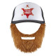 CASQUETTE AVEC BARBE