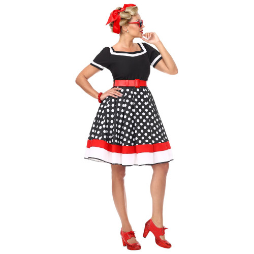 COSTUME MODE 50'S NOIRE L