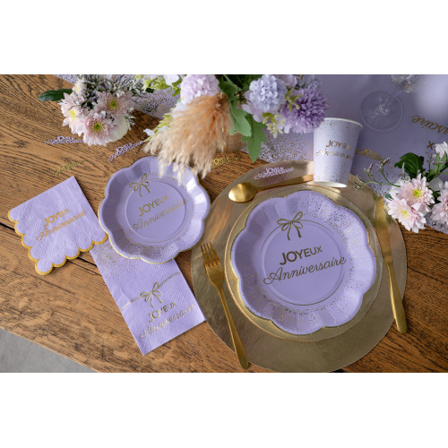 12 PETITES SERV. ANNICHIC LILA