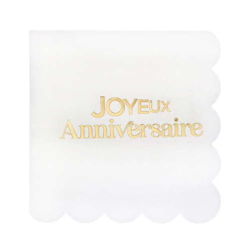 12 PETITES SERV. ANNICHOC BLANC