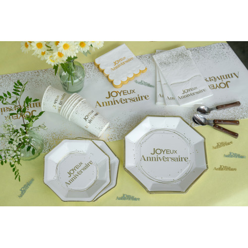 12 PETITES SERV. ANNICHOC BLANC