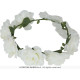 COURONNE DE ROSES BLANCHES