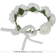 COURONNE DE ROSES BLANCHES