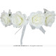 COURONNE DE ROSES BLANCHES