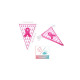 GUIRLANDE RUBAOCTOBRE ROSE 10M
