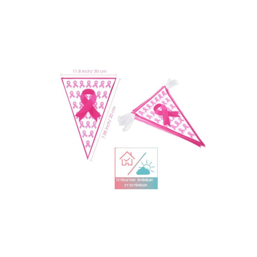 GUIRLANDE RUBAOCTOBRE ROSE 10M
