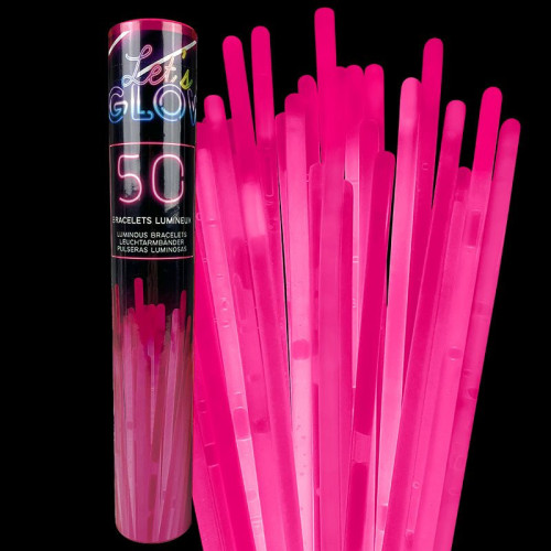 TUBO DE 50 RACELETS FLUO ROSE