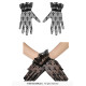 GANTS DENTELLE CROIX NOIRES