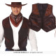 GILET MARRON SIMILICUIR