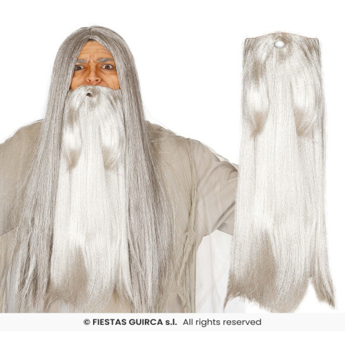 BARBE GRIS EXTRA LONGUE