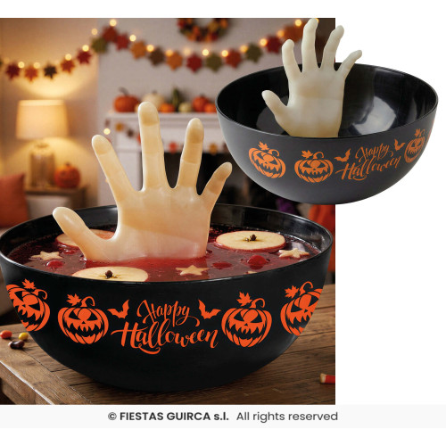 BOL HALLOWEEN AVEC MAIN
