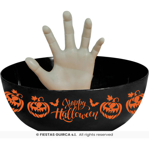 BOL HALLOWEEN AVEC MAIN