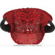 CASQUETTE ROUGE AVEC CORNES