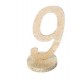 MARQUE TABLE CHIFFRE 9 PAILLETTE