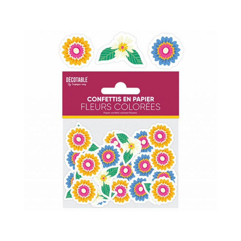 CONFETTIS TABLE FLEURS