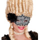 MASQUE AVEC ROSE NOIRE