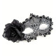 MASQUE AVEC ROSE NOIRE