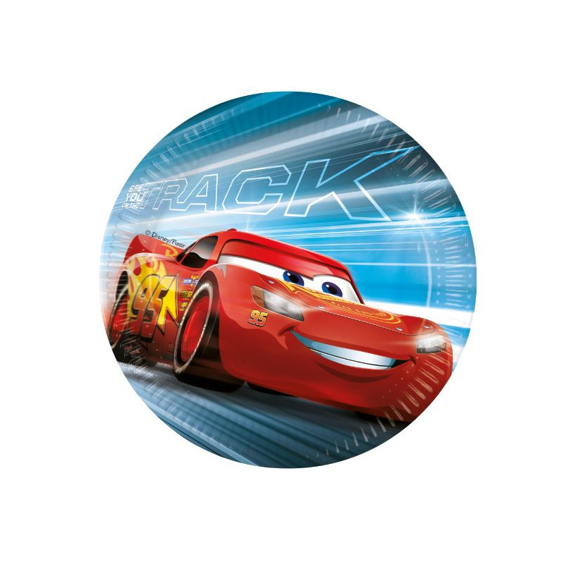 8 ASSIETTES CARS VICTORY 23CM
