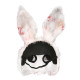 DEMI-MASQUE PELUCHE LAPIN ENSANGLANTE