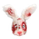 DEMI-MASQUE PELUCHE LAPIN ENSANGLANTE