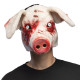 DEMI-MASQUE PELUCHE COCHON ENSANGLANTE