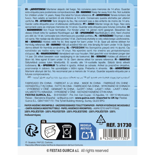 PAPIER TOILETTE FARCE INCASSABLE