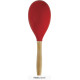1 MARACAS EN BOIS ROUGE 20 CM