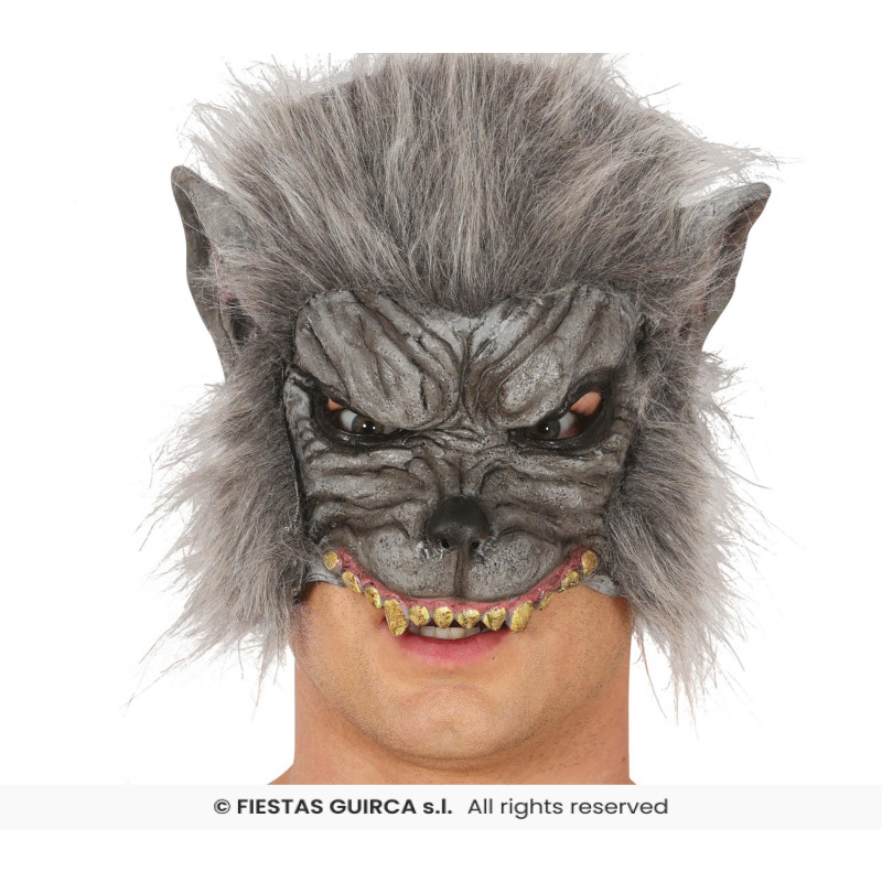 DEMI-MASQUE LOUP-GAROU