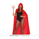 CAPE VELOURS ROUGE 130 CM