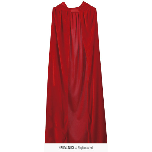 CAPE VELOURS ROUGE 130 CM