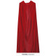 CAPE VELOURS ROUGE 130 CM