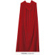 CAPE VELOURS ROUGE 130 CM