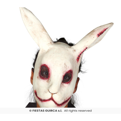 MASQUE LAPIN TERREUR LATEX