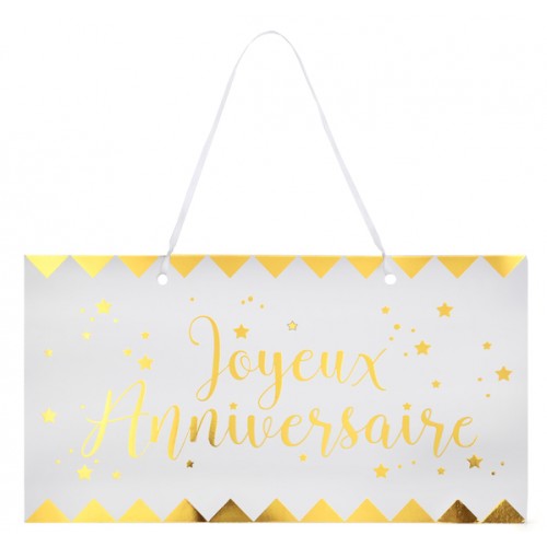 PANCARTE JOYEUX ANNIVERSAIRE